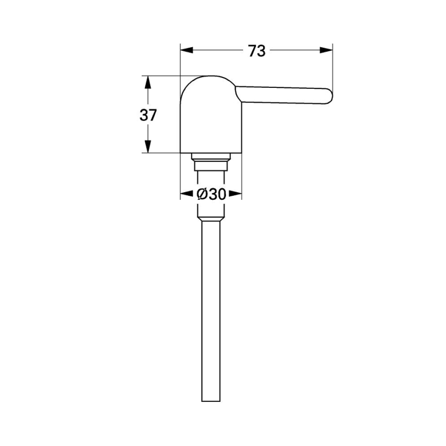 GROHE 40212000 - Náhradná pumpička ATRIO lesklý chróm
