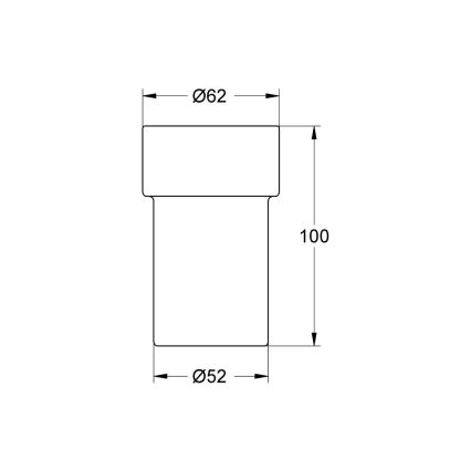 GROHE 40254000 - Sklenený pohár ALLURE, saténový (satin)