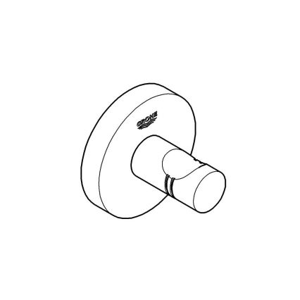 GROHE 40364001 - Háčik na župan ESSENTIALS lesklý chróm