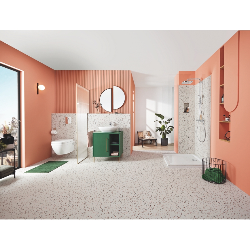 GROHE 40374001 - Sada na čistenie WC ESSENTIALS 12,1 x 39,8 cm chróm