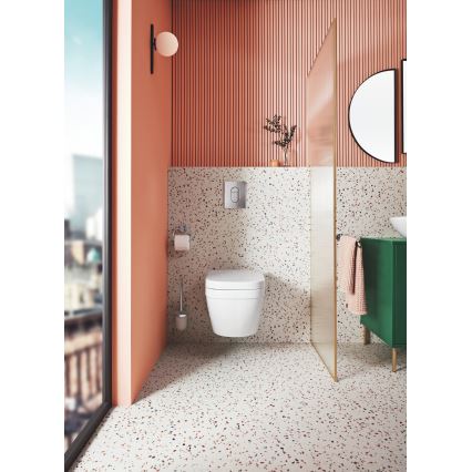 GROHE 40374001 - Sada na čistenie WC ESSENTIALS 12,1 x 39,8 cm chróm