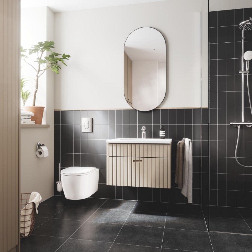 GROHE 40374001 - Sada na čistenie WC ESSENTIALS 12,1 x 39,8 cm chróm