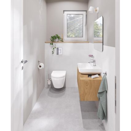 GROHE 40374001 - Sada na čistenie WC ESSENTIALS 12,1 x 39,8 cm chróm