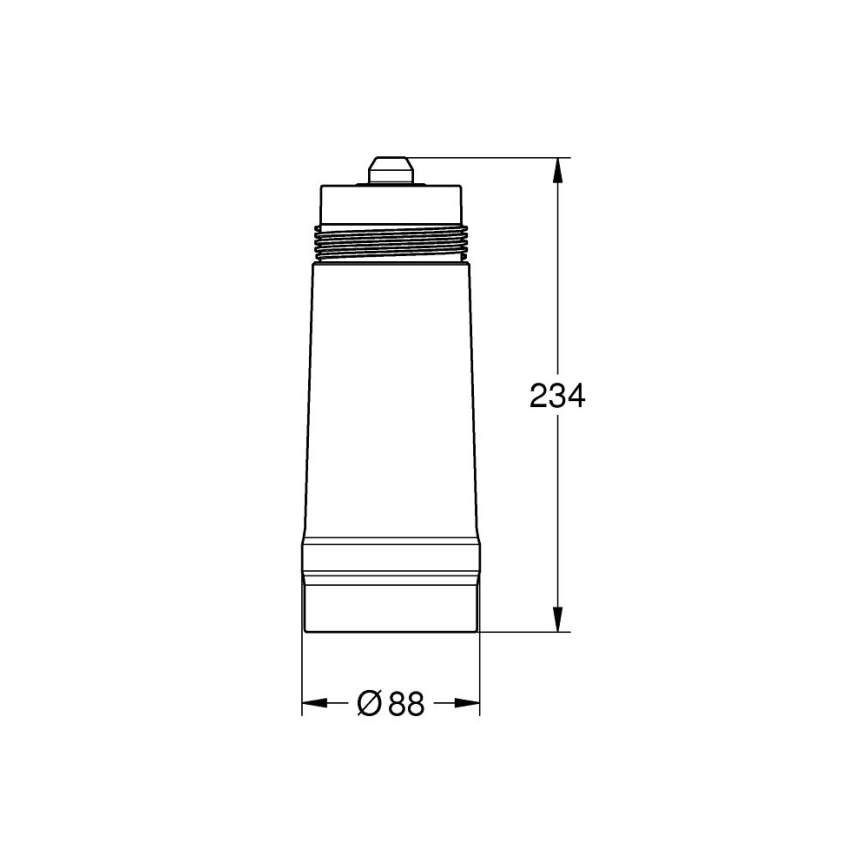 GROHE 40404001 - Filter GROHE BLUE, veľkosť S, biely