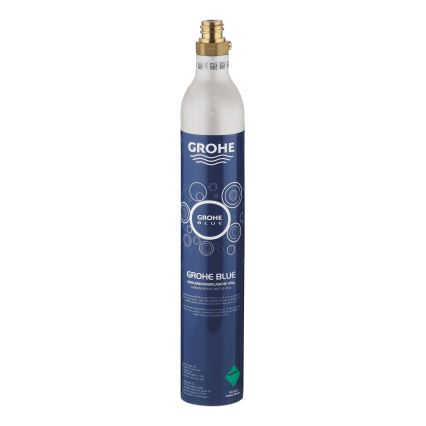 GROHE 40422000 - Fľaša na karbonizáciu GROHE BLUE 425 g CO2 (4 ks) nerezová