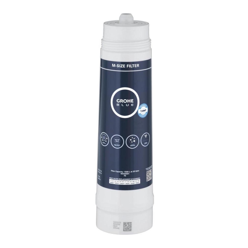 GROHE 40430001 - Filter GROHE BLUE 12,4” x 4,55” biela
