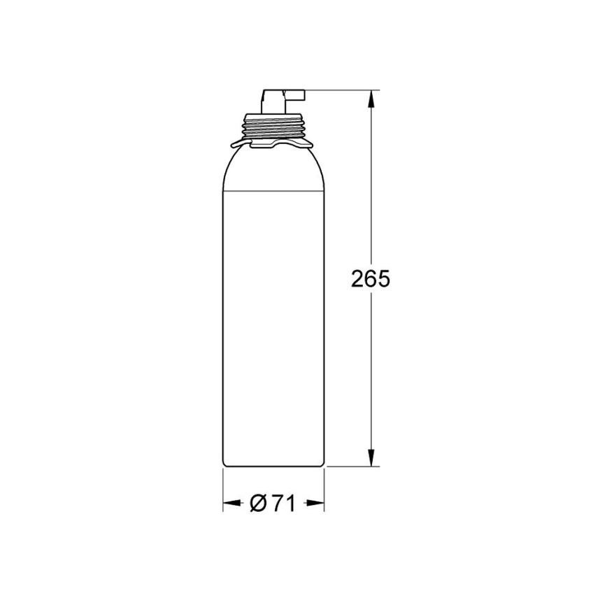 GROHE 40434001 - Čistiaca kartuša GROHE BLUE, priehľadná