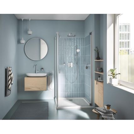 GROHE 40510001 - Držiak na uteráky ESSENTIALS CUBE 188 mm lesklý chróm