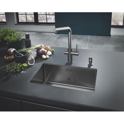 GROHE 40535AL0 - Dávkovač tekutého mydla COSMOPOLITAN 500 ml grafitový