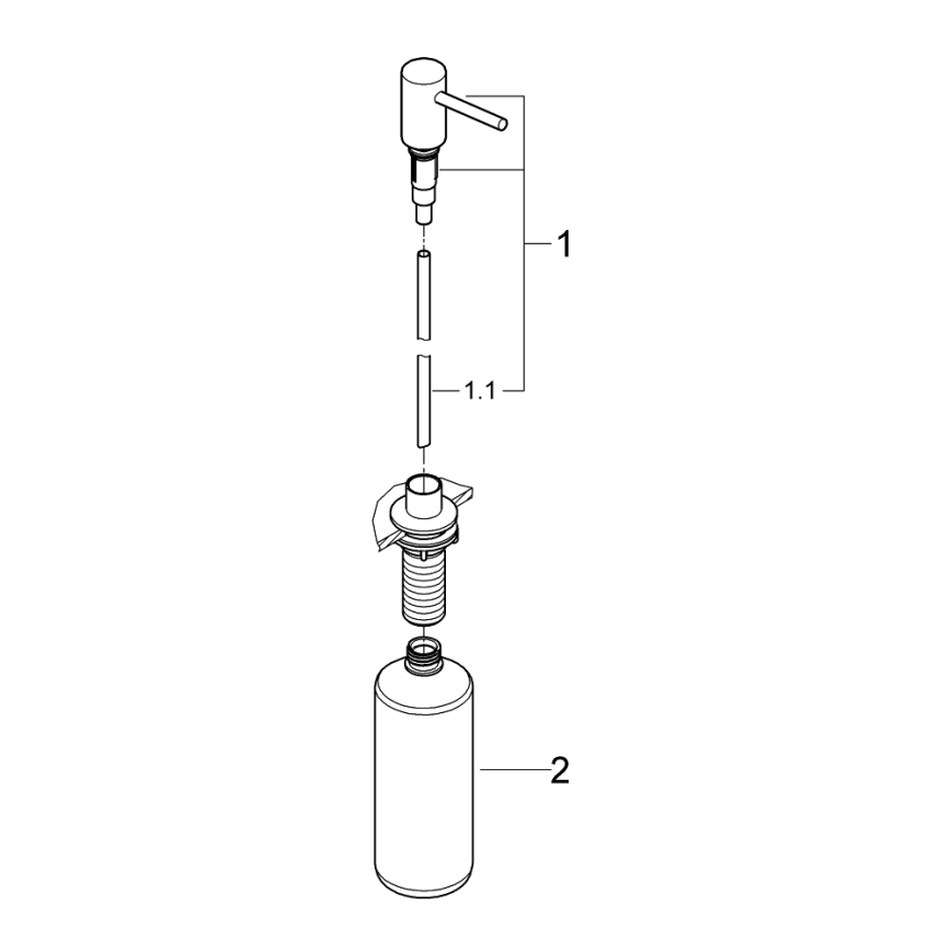 GROHE 40535DL0 - Dávkovač mydla COSMOPOLITAN 500 ml medený