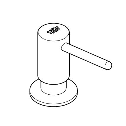 GROHE 40536000 - Dávkovač mydla CONTEMPORARY 400 ml lesklý chróm