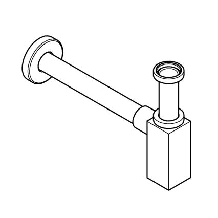 GROHE 40564A00 - sifón SIFÓNY grafit