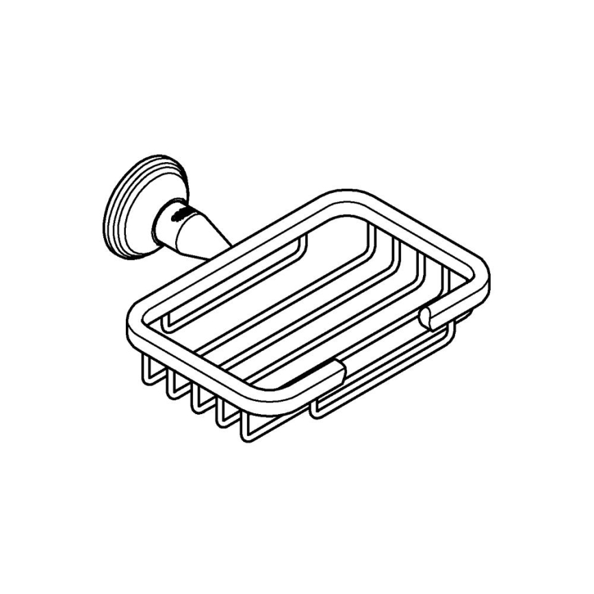 GROHE 40659001 - Rohová polička ESSENTIALS AUTHENTIC lesklý chróm