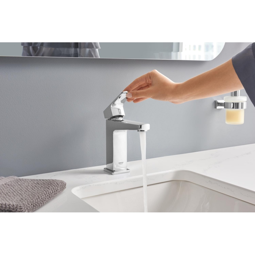 GROHE 40756001 - Dávkovač tekutého mydla ESSENTIALS CUBE 160 ml lesklý chróm