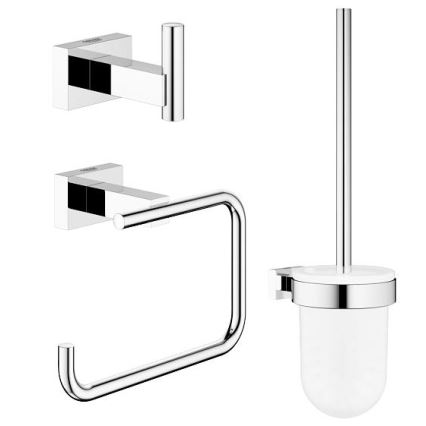 GROHE 40757001 - Sada doplnkov ESSENTIALS CUBE lesklý chróm