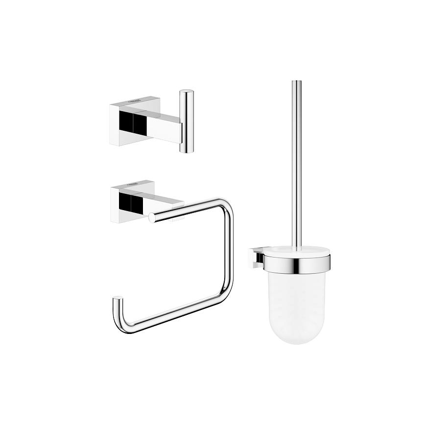 GROHE 40757001 - Sada doplnkov ESSENTIALS CUBE lesklý chróm