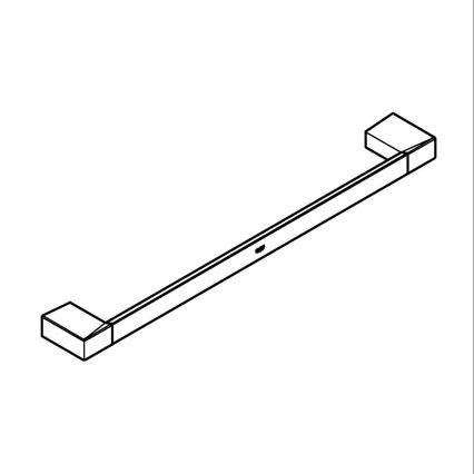 GROHE 40767000 - Držiak na uteráky SELECTION CUBE 500 mm lesklý chróm
