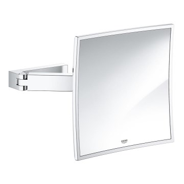 GROHE 40808000 - Kozmetické zrkadlo SELECTION CUBE 22,3 × 22,3 cm lesklý chróm