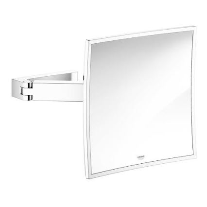 GROHE 40808000 - Kozmetické zrkadlo SELECTION CUBE 22,3 × 22,3 cm lesklý chróm