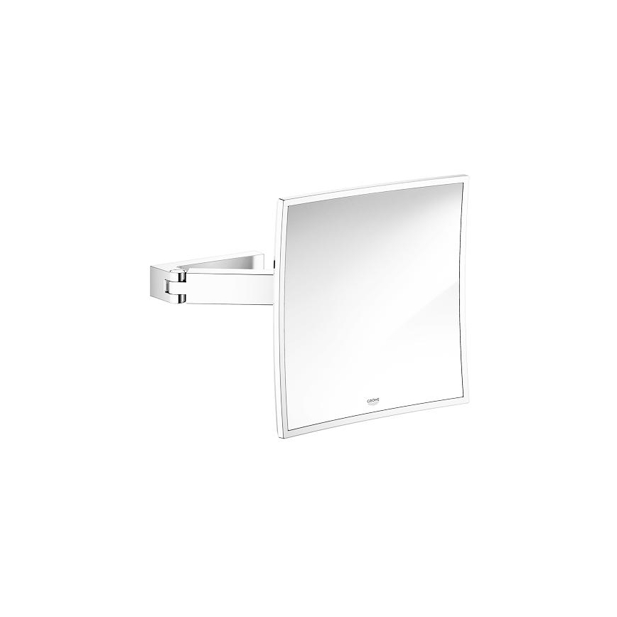 GROHE 40808000 - Kozmetické zrkadlo SELECTION CUBE 22,3 × 22,3 cm lesklý chróm