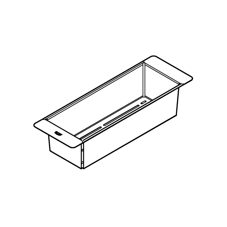 GROHE 40852SD0 - Multifunkčné nerezové cedidlo 450 × 150 × 100 mm