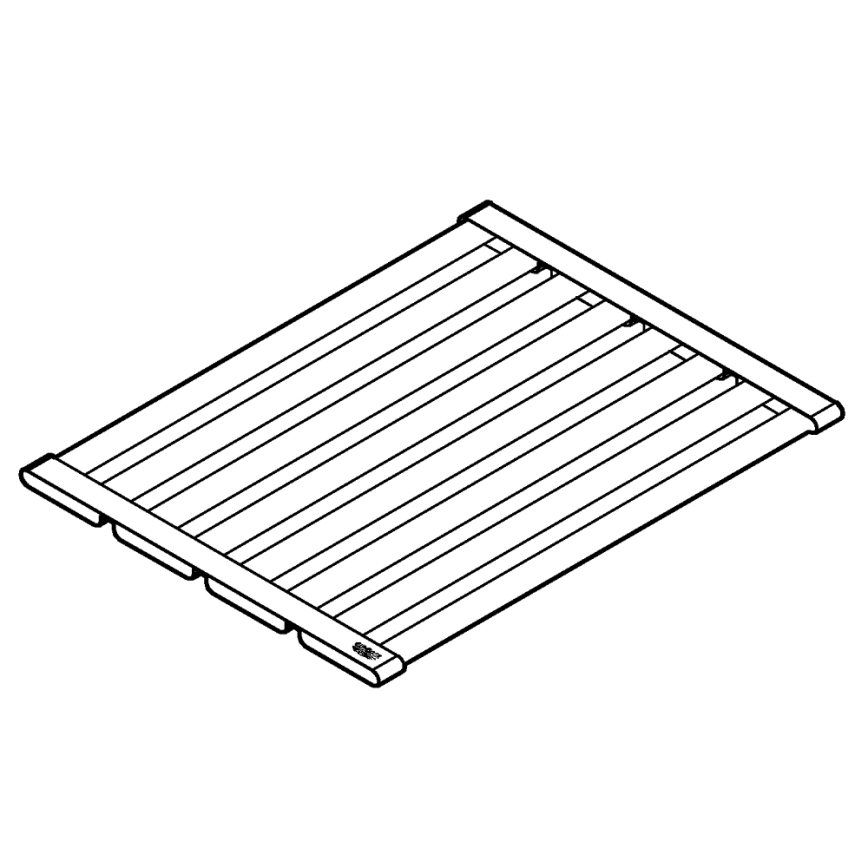 GROHE 40856SD0 - Odkvapávacia doska 450 × 348 mm, kartáčovaná nerezová oceľ
