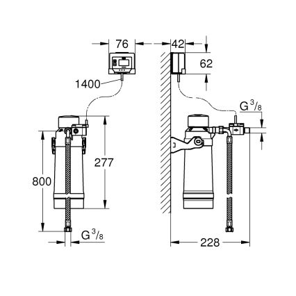 GROHE 40876000 - Štartovacia sada ULTRASAFE lesklý chróm