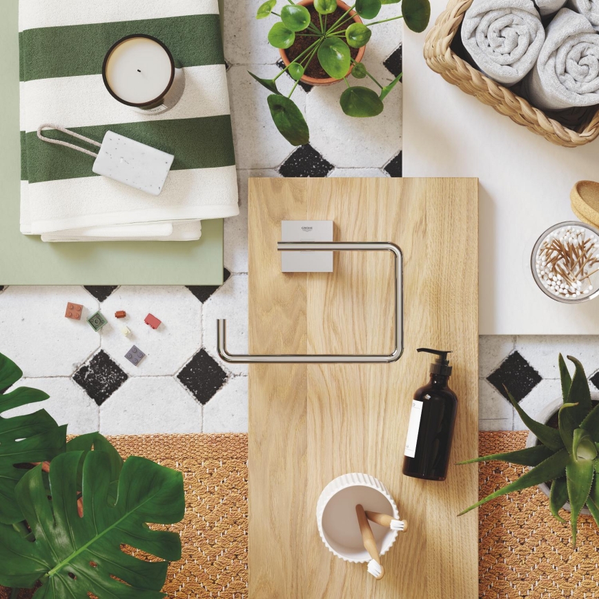 GROHE 40975000 - Držiak na uteráky START CUBE lesklý chróm