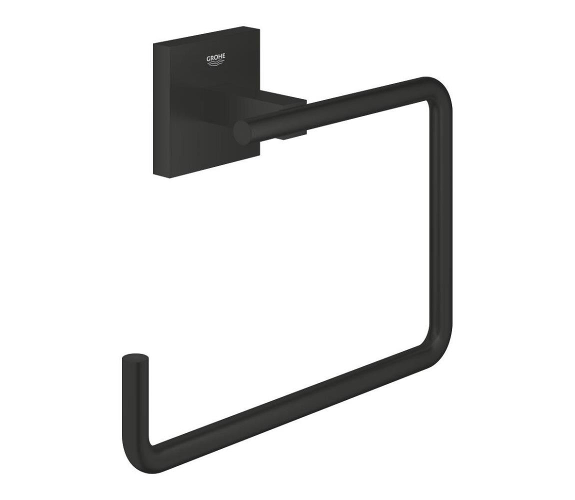 GROHE 409752430 - Držiak uterákov START CUBE 18,8 x 13,8 cm čierny 409752430