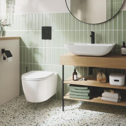 GROHE 409762430 - Držiak uterákov START CUBE 438 mm čierny