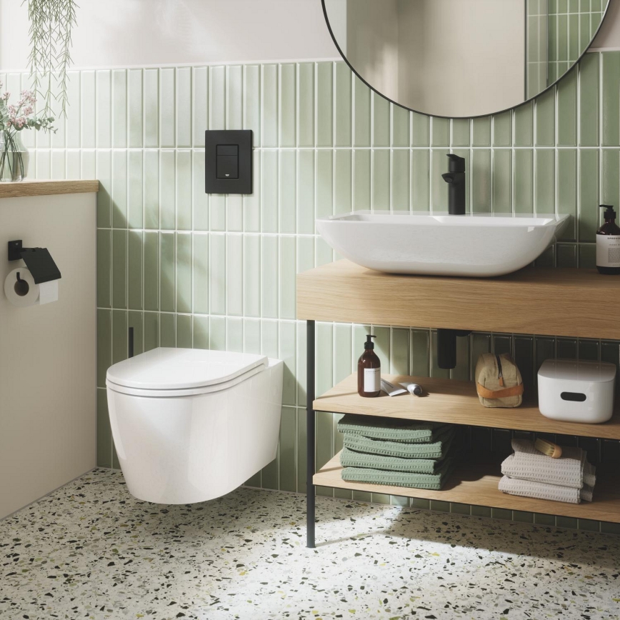 GROHE 409762430 - Držiak uterákov START CUBE 438 mm čierny