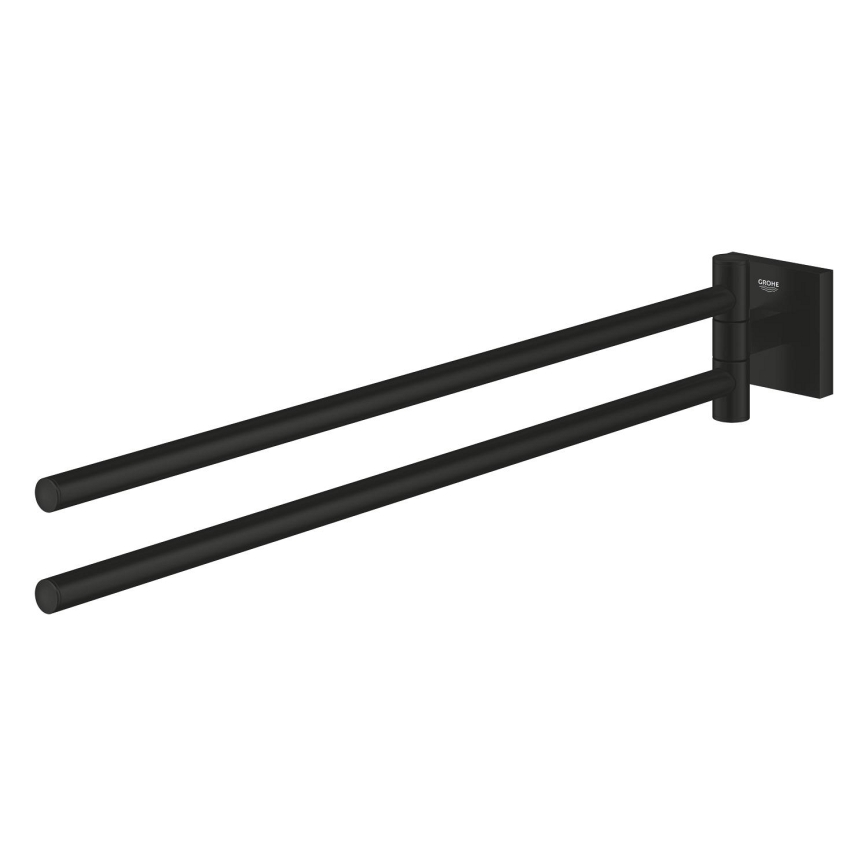 GROHE 409762430 - Držiak uterákov START CUBE 438 mm čierny