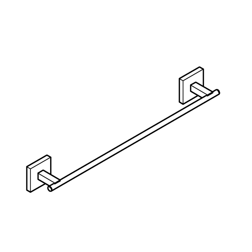 GROHE 40987DC0 - Držiak na osušky START CUBE 450 mm, nerezová oceľ