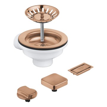 GROHE 40996DL0 - Odtoková súprava pre kuchynské drezy medená