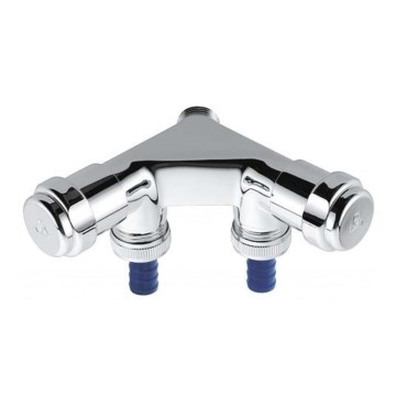 GROHE 41022000 - Dvojitý ventil EGGEMANN DN 15 lesklý chróm