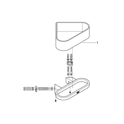 GROHE 41038000 - Rohová sprchová vanička SELECTION v lesklom chróme