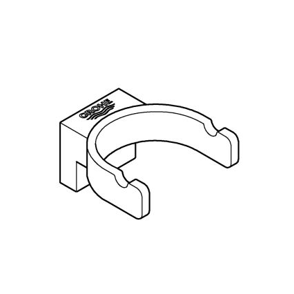GROHE 41049000 - Dvojitý háčik SELECTION lesklý chróm