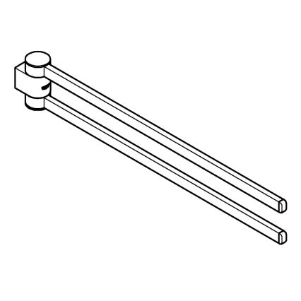 GROHE 41063000 - Držiak na uteráky SELECTION 441 mm lesklý chróm