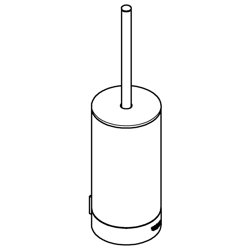 GROHE 41076000 - Sada na čistenie toalety SELECTION, lesklý chróm