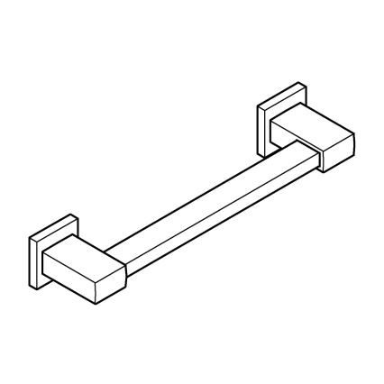 GROHE 41094DC0 - Madlo START CUBE 354 mm čierna