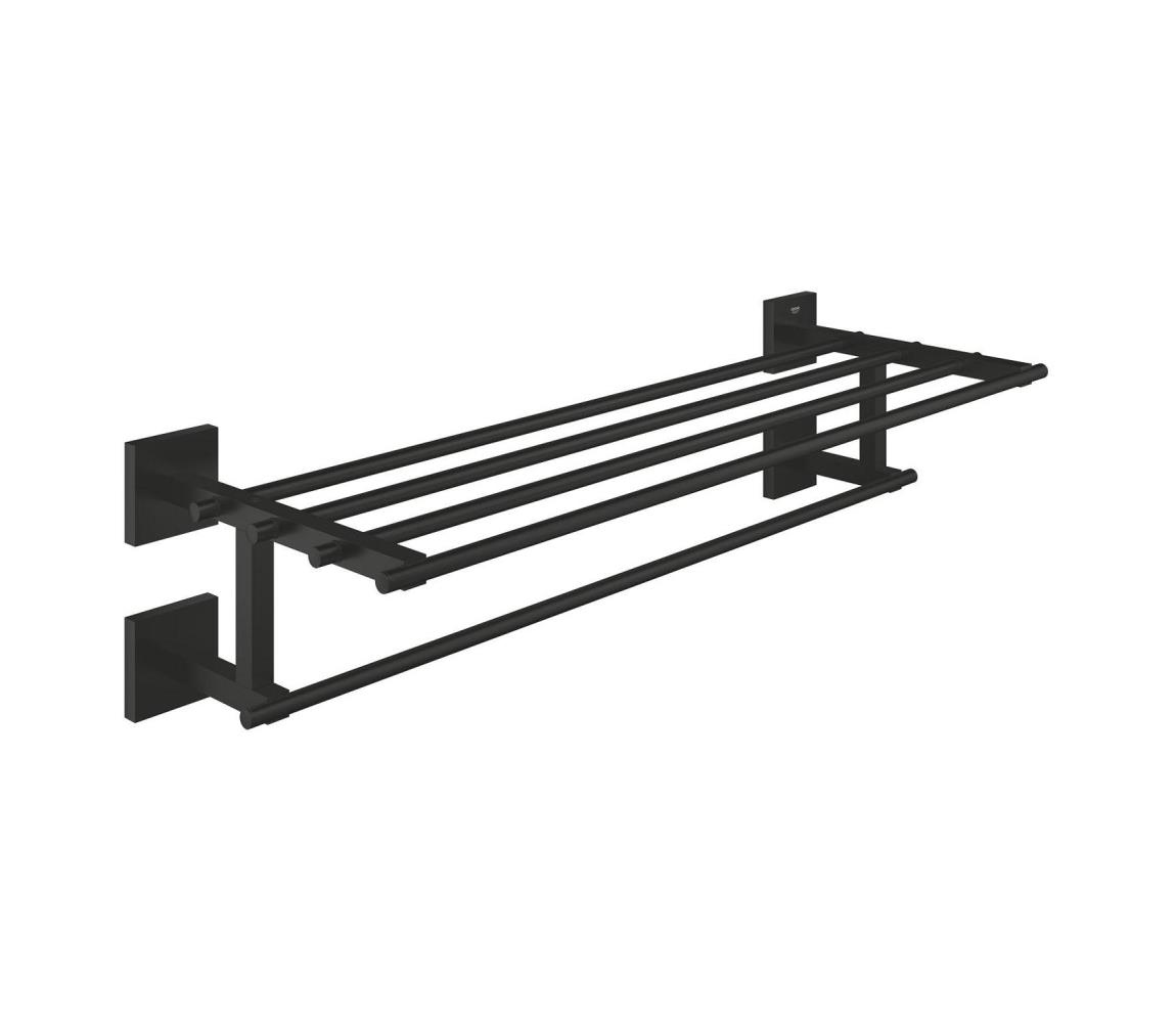 GROHE 410992430 - Multi-vešiak na uteráky START CUBE 600 mm čierny 410992430