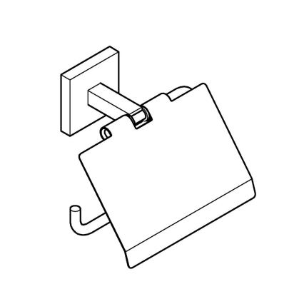 GROHE 411022430 - Držiak toaletného papiera START CUBE čierny