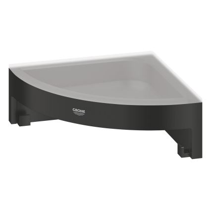 GROHE 411062430 - Rohová polička do sprchy ESSENTIALS 250 × 250 mm čierna