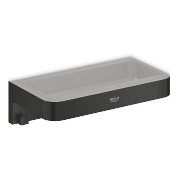 GROHE 411072430 - Sprchová polička START CUBE 200 mm čierna