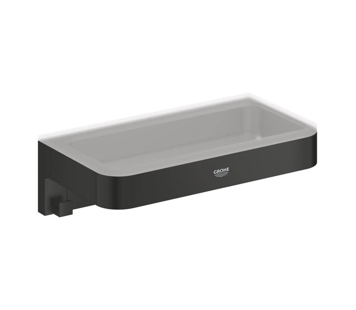 GROHE 411072430 - Sprchová polička START CUBE 200 mm čierna 411072430