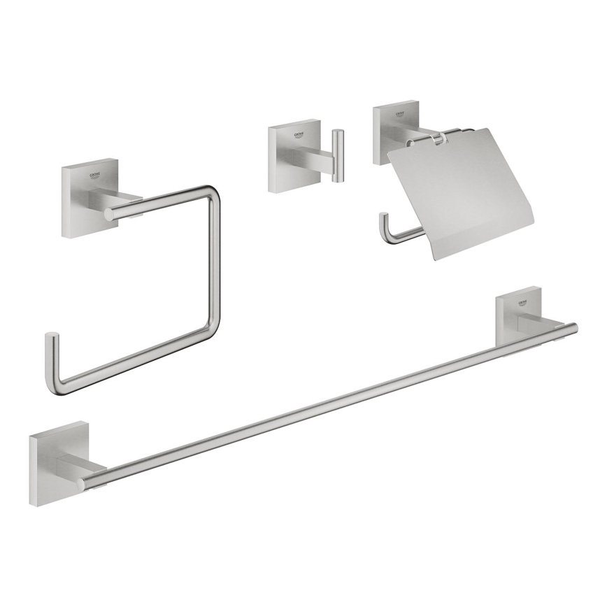 GROHE 41115DC0 - Sada doplnkov START CUBE 558 mm keramika/biela