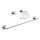 GROHE 41124000 - Sada príslušenstva START CUBE 558 mm lesklý chróm
