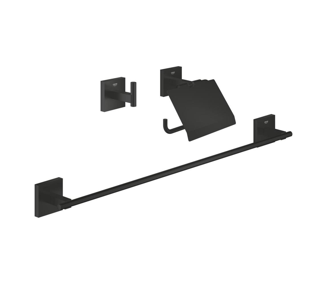 GROHE 411242430 - Sada doplnkov QUICKFIX START CUBE čierna 411242430