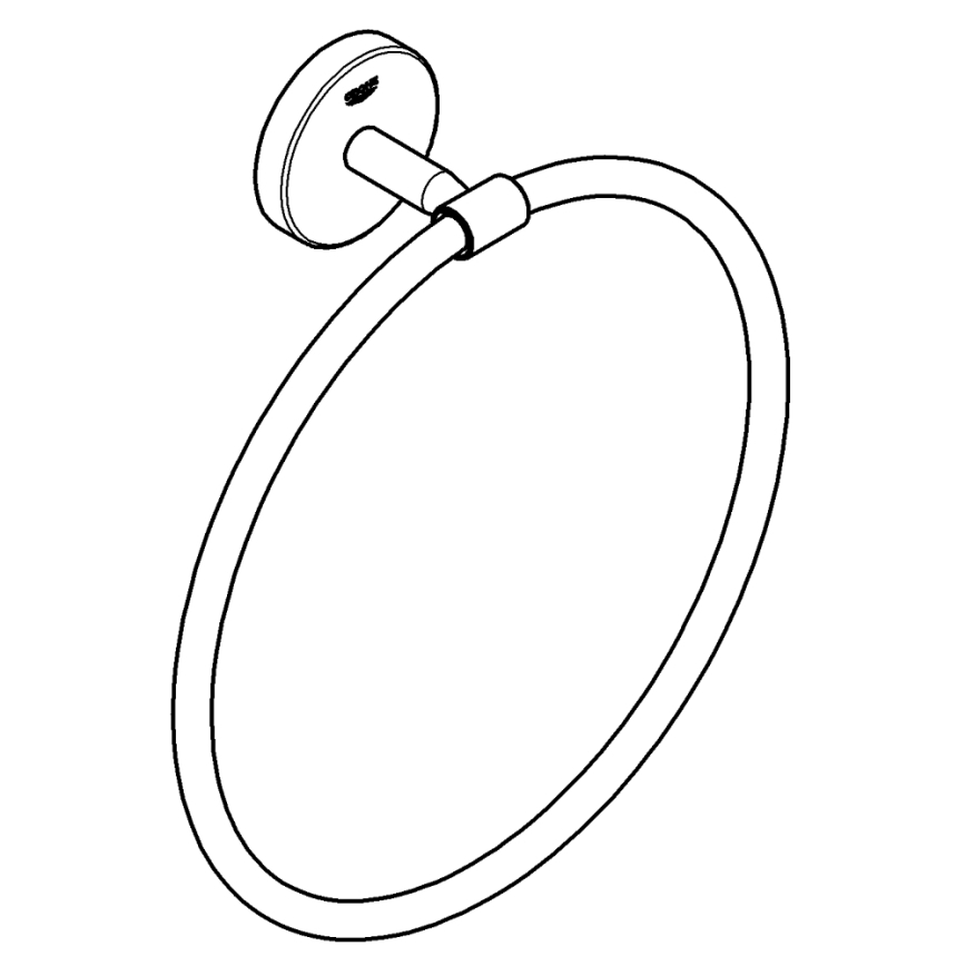 GROHE 41167000 - Držiak na uteráky START COSMOPOLITAN, priemer 200 mm, lesklý chróm