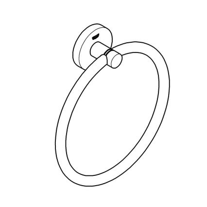 GROHE 41174DC0 - Držiak uterákov START nerezová oceľ